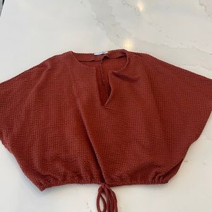 Zara Rust Top